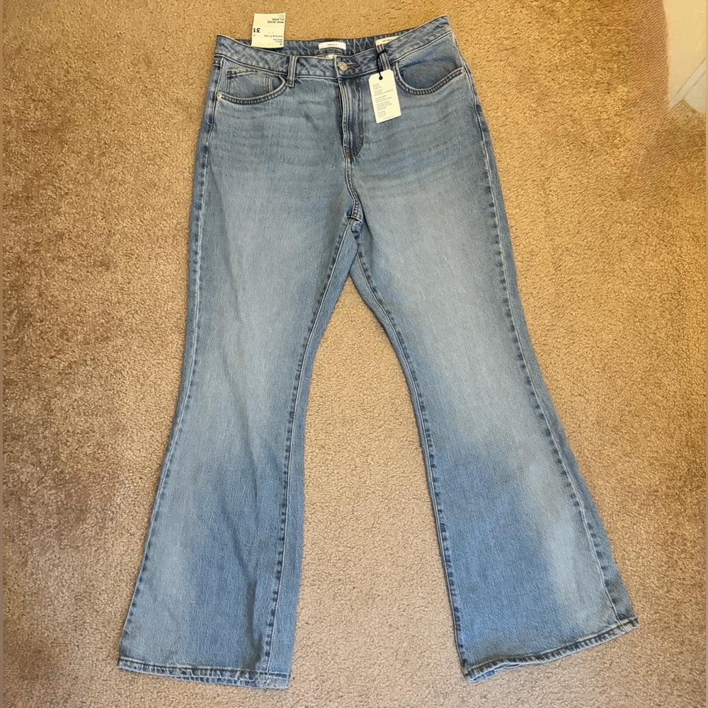 Forever 21 Mid Rise Flare Jeans
